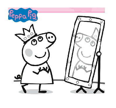 peppa pig coloreable